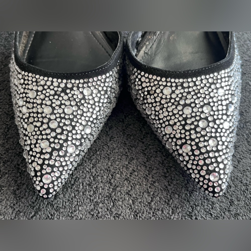 White House Black Market Ella Ombré Embellished High Heel Pumps, Size 7 - Picture 6 of 11
